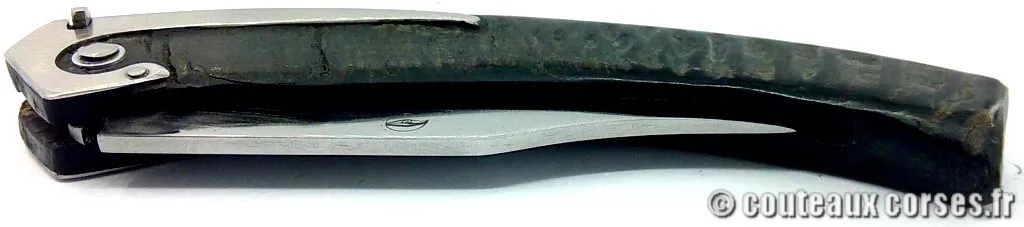 Couteau artisanal corse, A Vellutini FGDBN347 couteau-corse-a-blocage-de-lame-corne-de-belier-et-acier-KLRTXW556-3