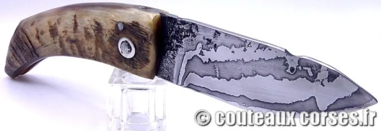 Couteau-Corse-Artisanal-Damas-PM-3013-10 Couteau-Corse-Artisanal-Damas-PM-3013-10