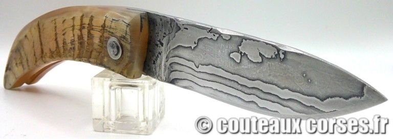 Couteau-Corse-Artisanal-Damas-PM-0706-10 Couteau-Corse-Artisanal-Damas-PM-0706-10