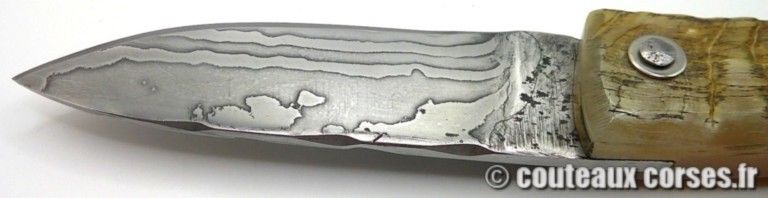 Couteau-Corse-Artisanal-Damas-PM-0706-8 Couteau-Corse-Artisanal-Damas-PM-0706-8