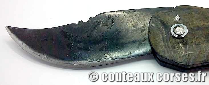 Curnicciolu lame acier inox trempe douce 3.0 mm manche bouc-_JFDSX114-8