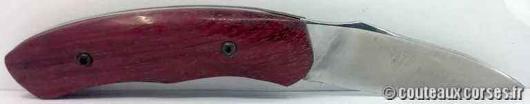 Couteau corse O Gualandi lame inox et manche amarante couteau-corse-lame-14c28-manche-amarante-46