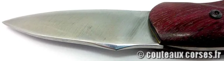 Vrai couteau corse lame inox et manche amarante couteau-corse-lame-14c28-manche-amarante-8
