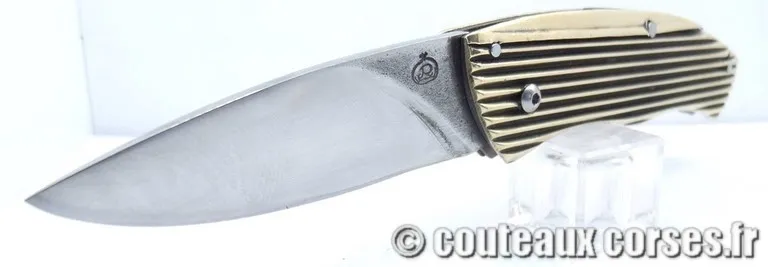 Couteau corse artisanal lame 14c28 et manche amarante couteau-corse-lame-14c28-manche-amarante-9