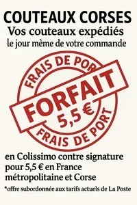 Charte dyu couteau corse artisanal Couteaux Corses® Charte de qualité de Couteaux Corses®